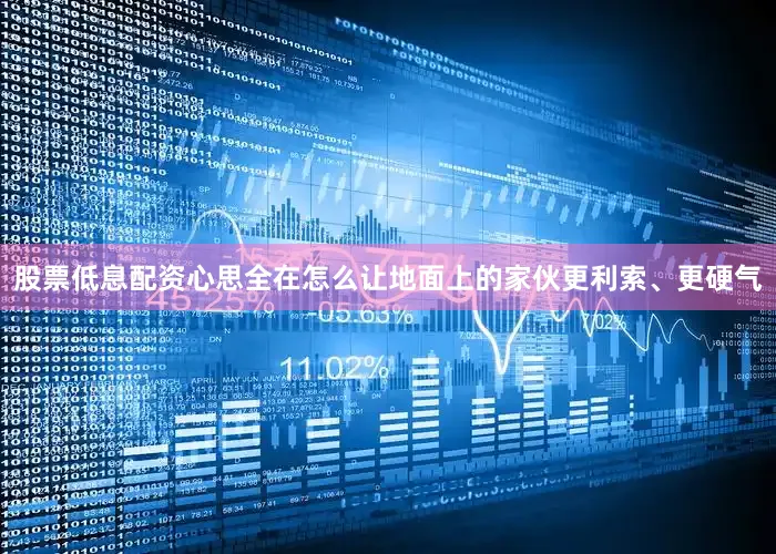 股票低息配资心思全在怎么让地面上的家伙更利索、更硬气