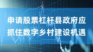 申请股票杠杆县政府应抓住数字乡村建设机遇